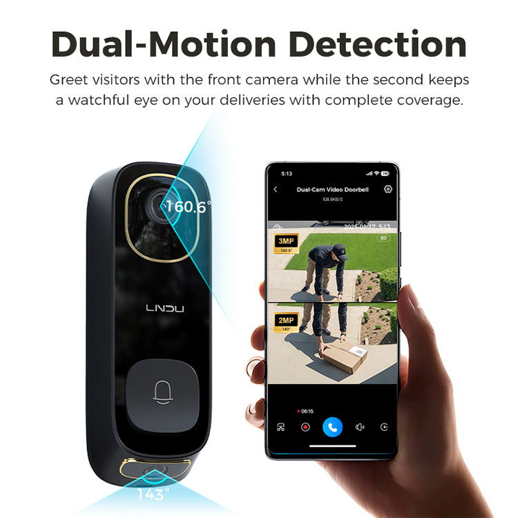 SmartLink Dual Camera Wireless Video Doorbell