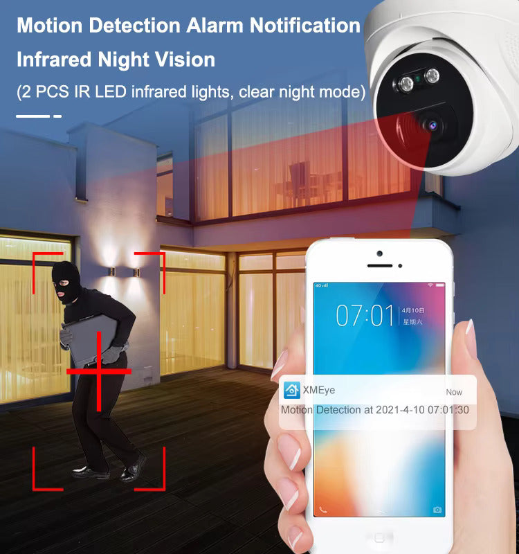 Smart Link 4K 8MP PoE Turret Camera